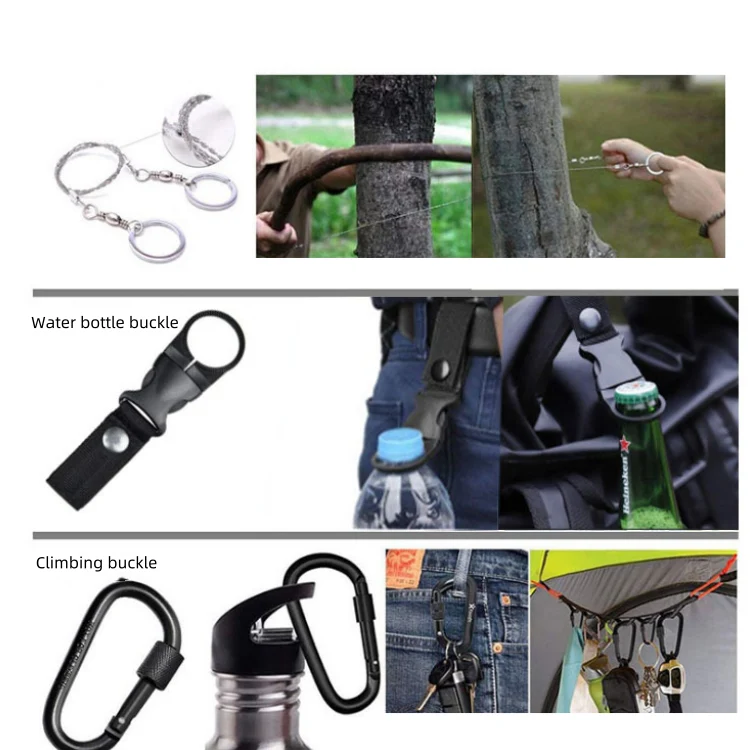 YETO 16-in-1 Professional Emergency Survival Kit