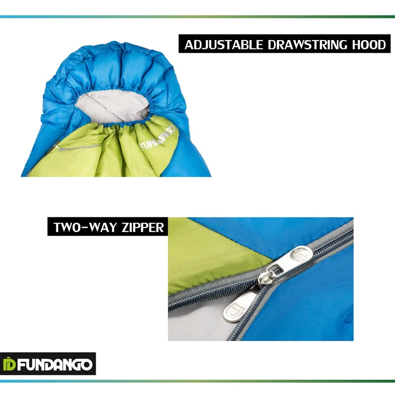 FUNDANGO CAMPER 300 Hooded Rectangular Sleeping Bag