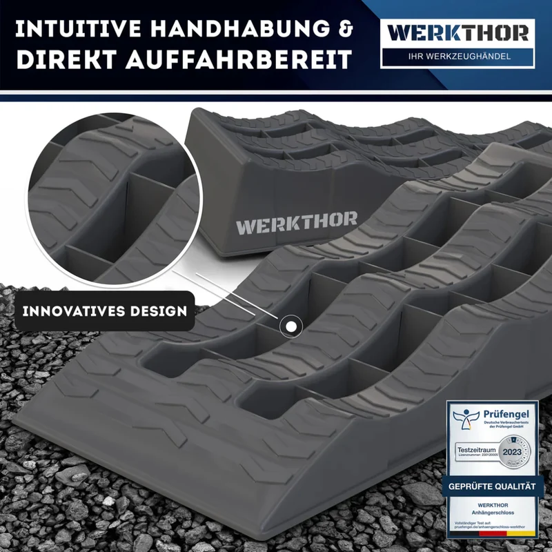Auffahrkeile mit runden Stufen bis [<3t] von Werkthor