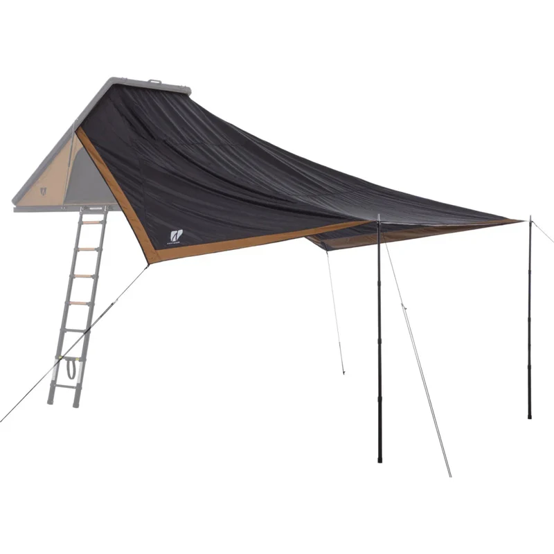 Sonnensegel zu Vickywood CUMARU LIGHT 127 schwarz goldbraun