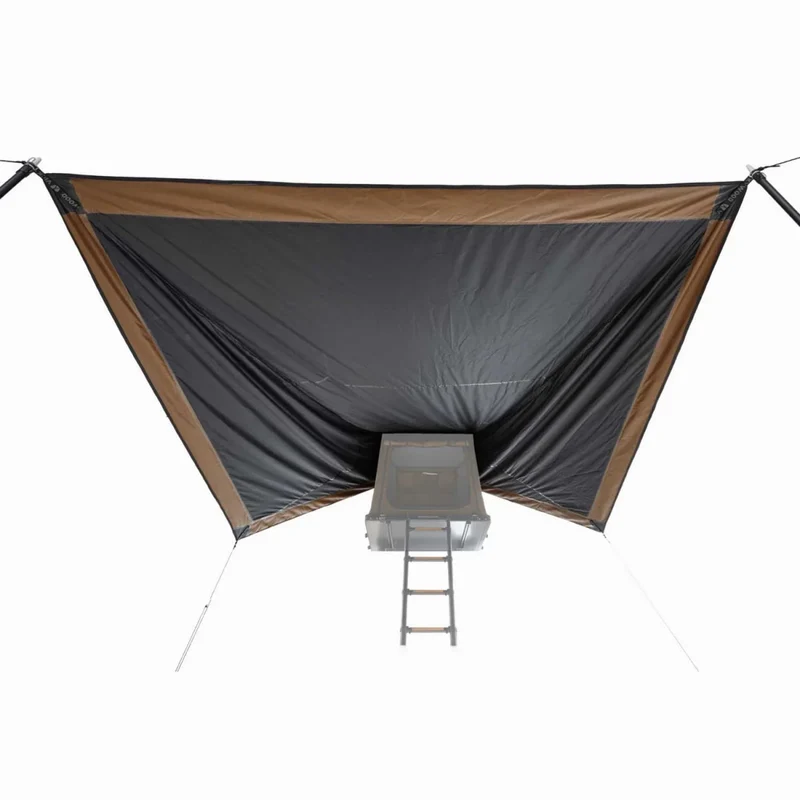 Sonnensegel zu Vickywood CUMARU LIGHT 152 schwarz goldbraun