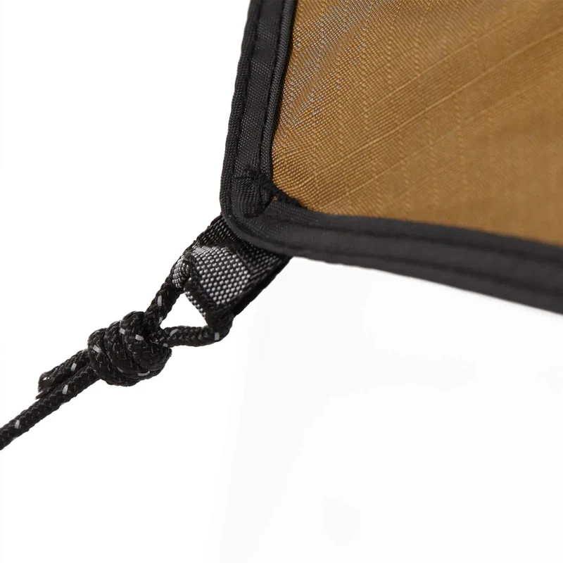 Sonnensegel zu Vickywood CUMARU LIGHT 152 schwarz goldbraun