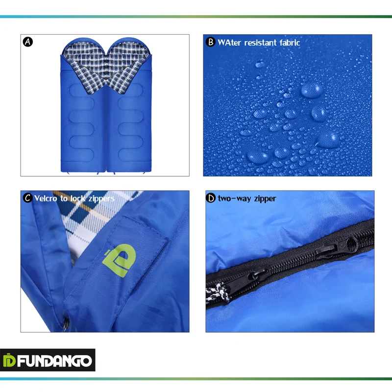 FUNDANGO ENERGY250 Sleeping Bag-Envelope With Hood