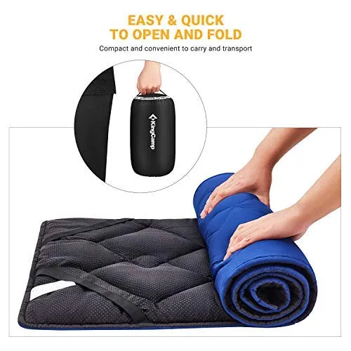 KingCamp Ultralight Camping Cot & Padding Set