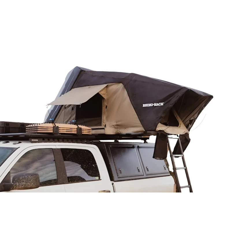 Dachzelt Rhino Rack Hartschalenzelt Schwarz/Khaki