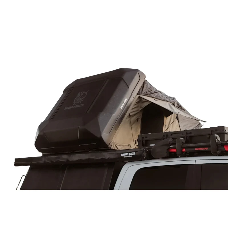 Dachzelt Rhino Rack Hartschalenzelt Schwarz/Khaki