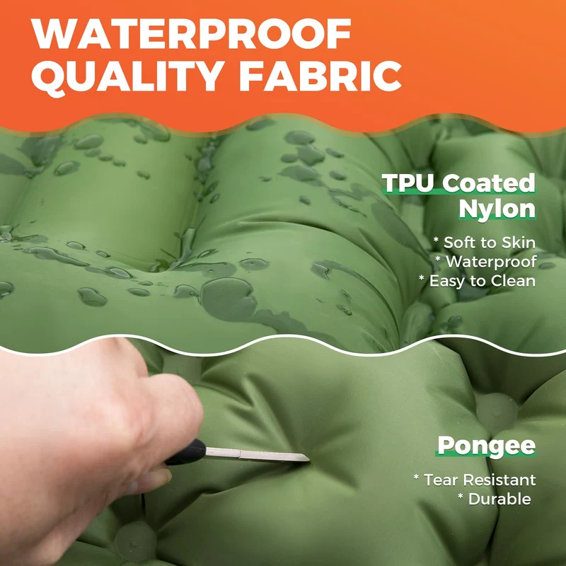 KingCamp COMFORT DUO 9 Double Air Pad | 2-Person Inflatable Camping Mattress