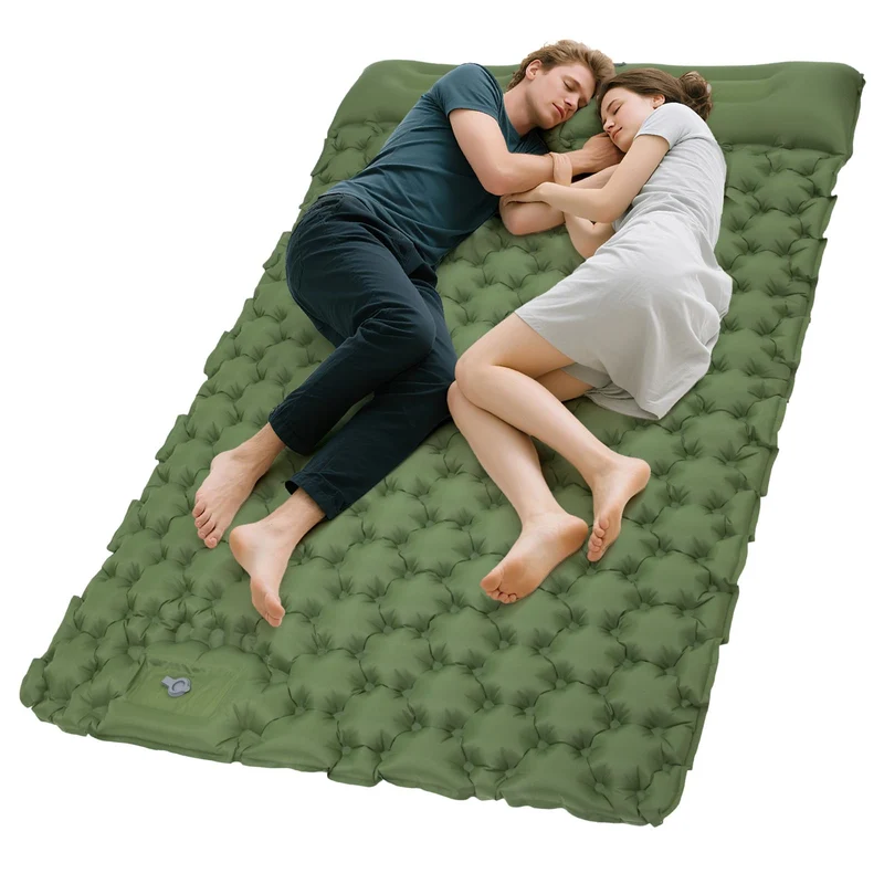 KingCamp COMFORT DUO 9 Double Air Pad | 2-Person Inflatable Camping Mattress