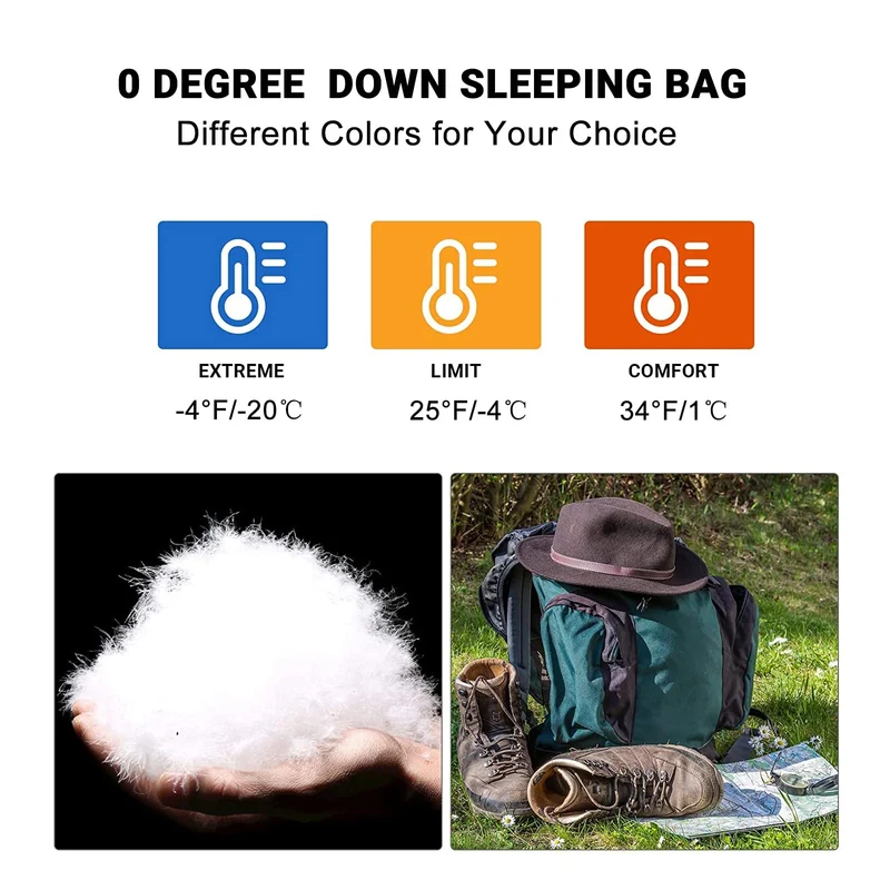 ATEPA DENALI 520 Down Sleeping Bag-Mummy