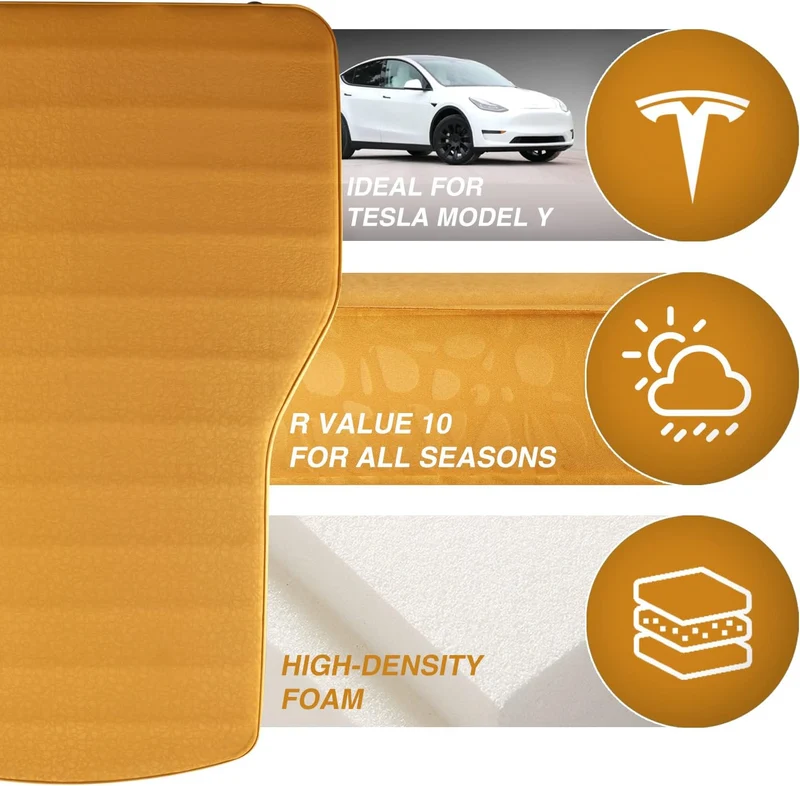 Car Camping Mattress for Tesla Model Y, Model 3, Pickups, Vans, Trucks, SUVs