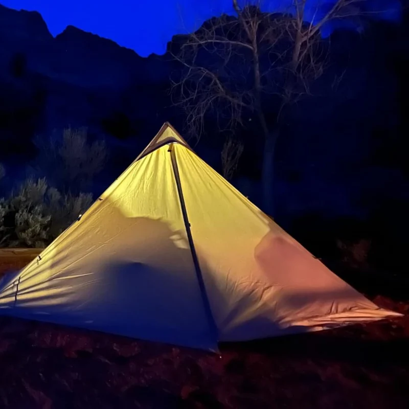 KingCamp Hot Tipi Tent with Stove Jack & Inner Tent