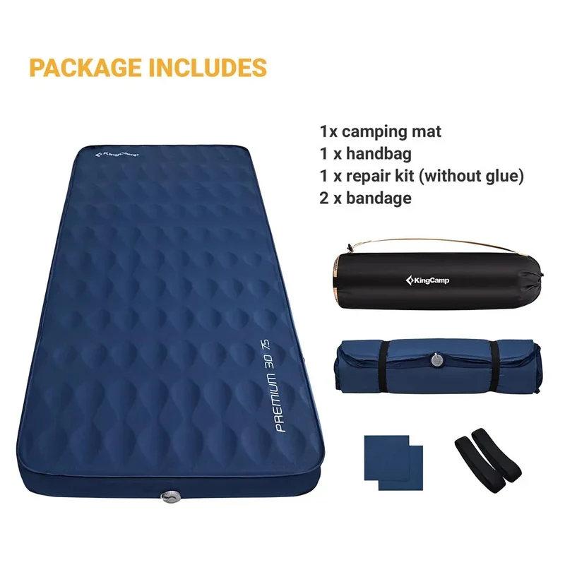 KingCamp PREMIUM 3D 7.5 Single Self-inflateble Pad