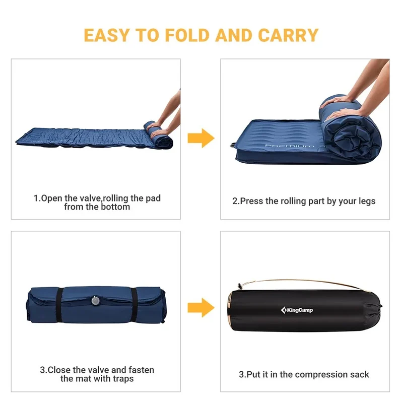 KingCamp PREMIUM 3D 7.5 Single Self-inflateble Pad