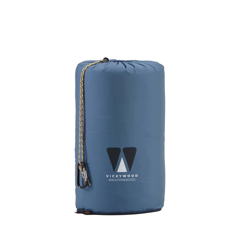 VOITED x VICKYWOOD Fleece Decke MOUNTAIN BLUE