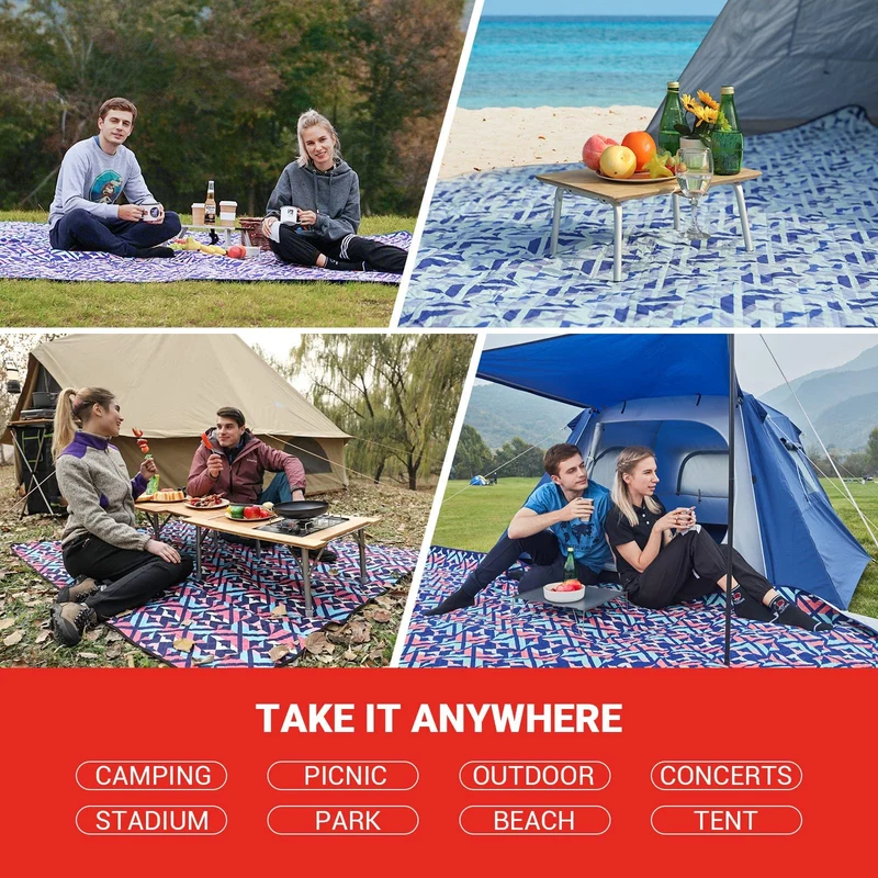KingCamp ARIEL Picnic Rug Travel and Picnic Blanket