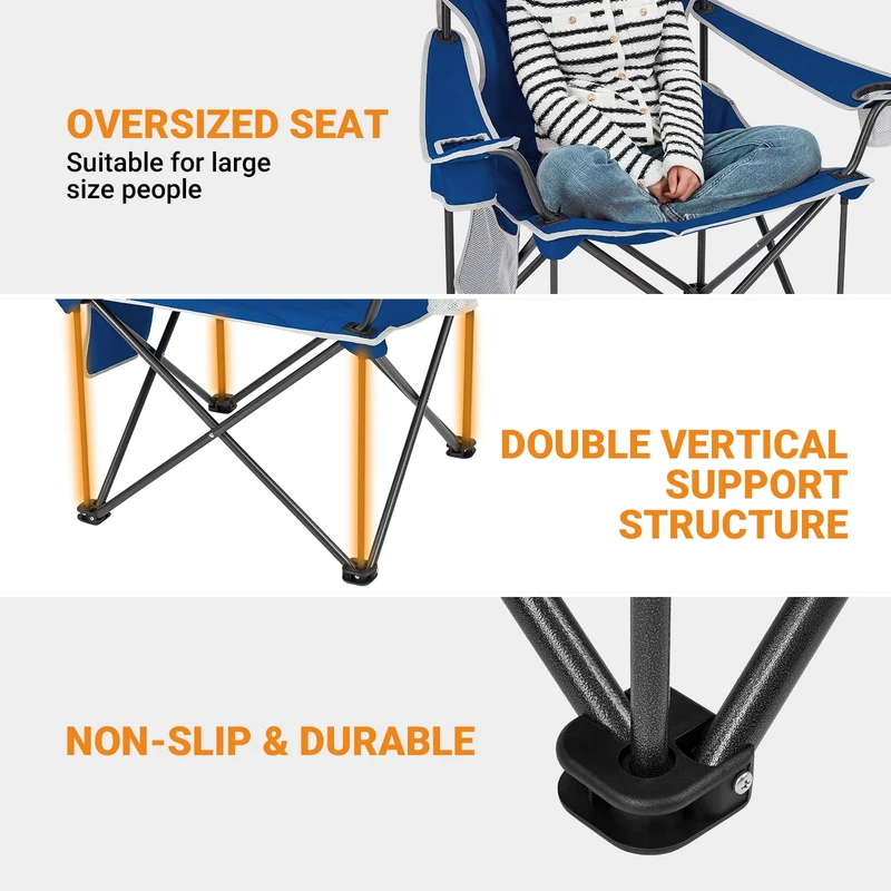 KingCamp Extra-Large Folding Camping Chair
