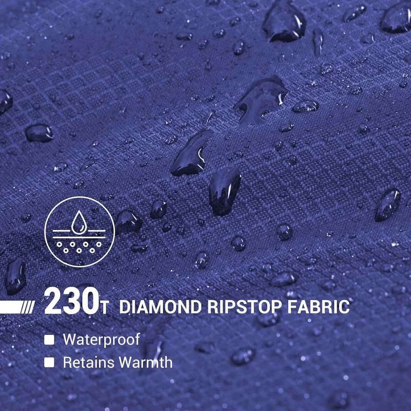 KingCamp FREESPACE 350 Flannel Sleeping Bag-Envelope With Hood