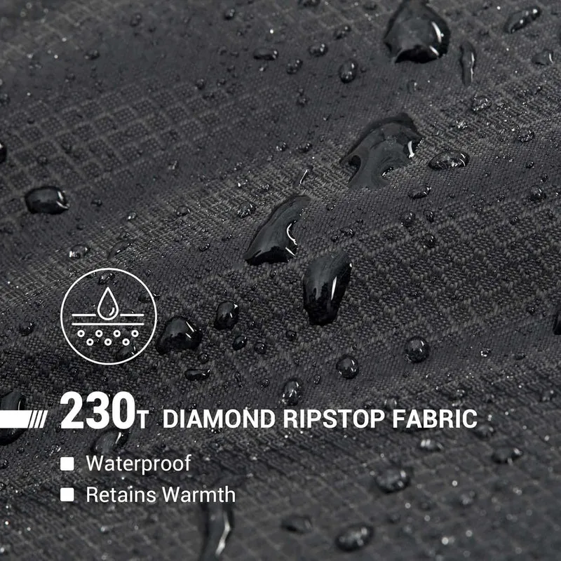 KingCamp FREESPACE 350 Flannel Sleeping Bag-Envelope With Hood