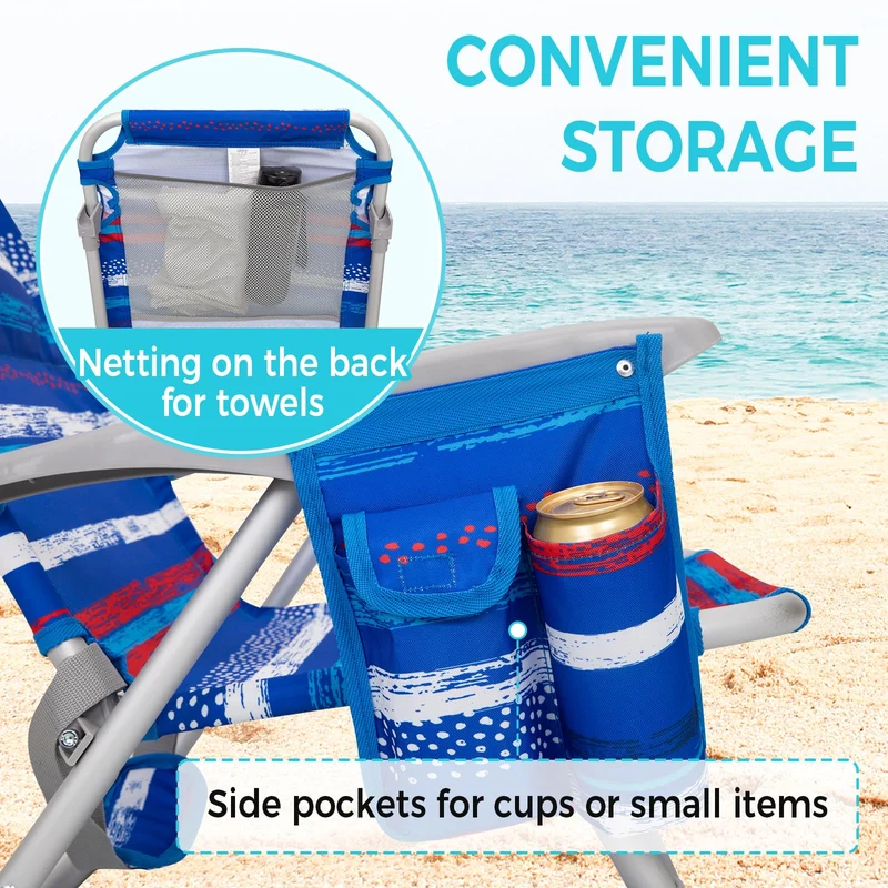 WEJOY Adjustable Beach Chair Set of 2