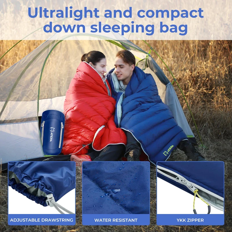 ATEPA Ultralight 650+ FP Duck Down Sleeping Bag