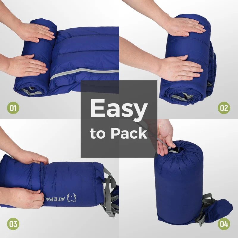 ATEPA Ultralight 650+ FP Duck Down Sleeping Bag