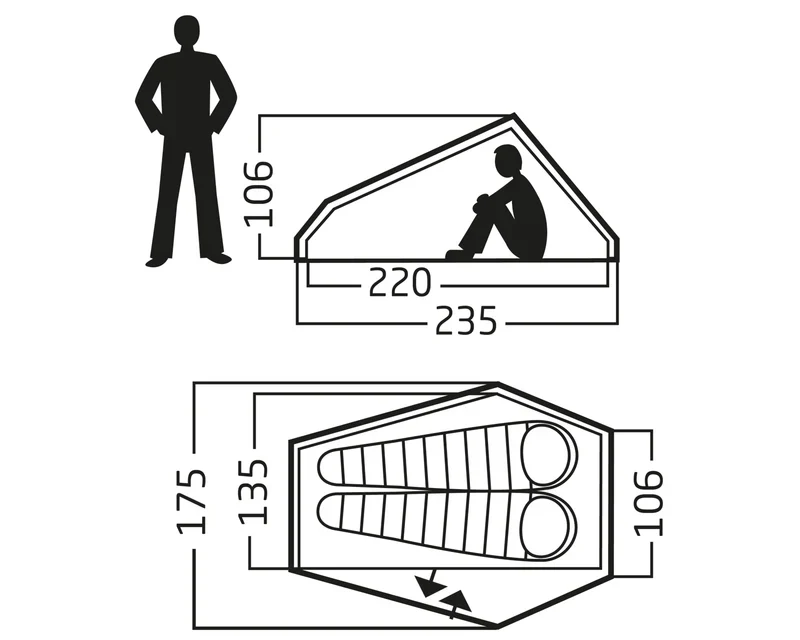 Telemark 2.2 LW | 2-Personen Zelt