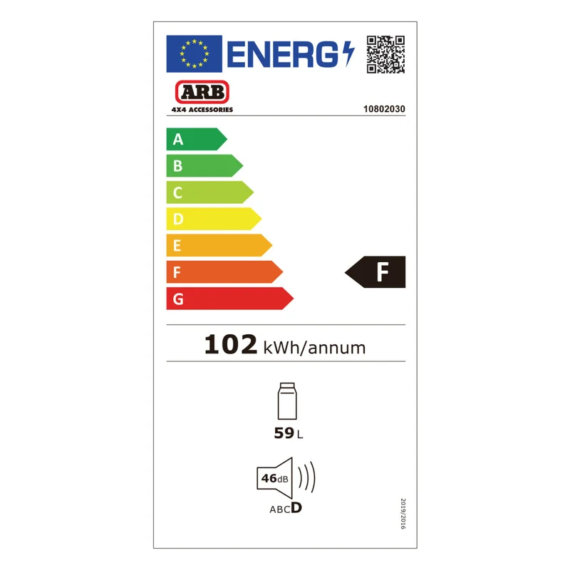 ARB ZERO SINGLE ZONE KÜHLBOX 60L 12-V/24-V/220-V