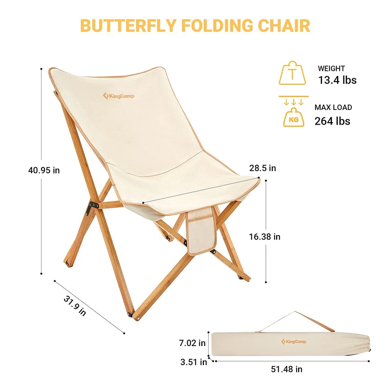 KingCamp BAOBAB Folding Butterfly Chair XL