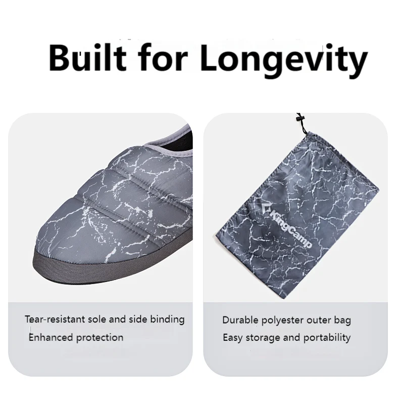 KingCamp Camping Slipper Best Indoor & Outdoor Slippers (Runs Small - Check Size Chart)