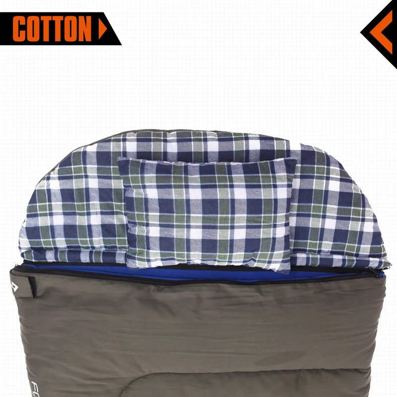 KingCamp FOREST 400 Hooded Rectangular Sleeping Bag