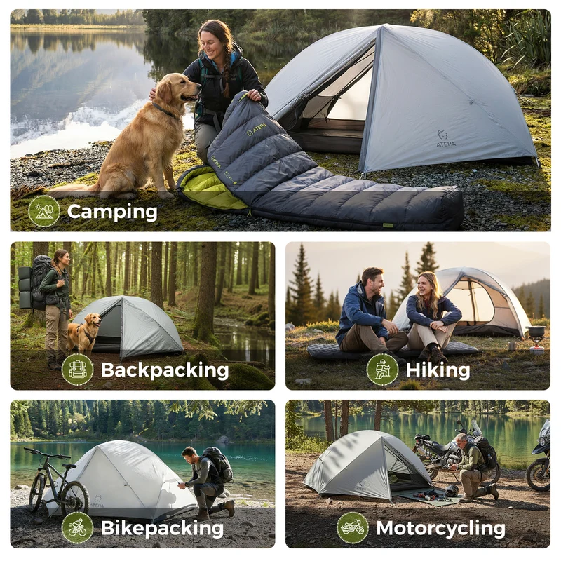 ATEPA 1-Person Ultralight Backpacking Tent