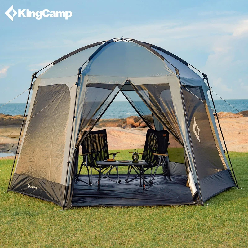 KingCamp CAIRO 6-Sided Screen Gauze Tent For 4-6 Person