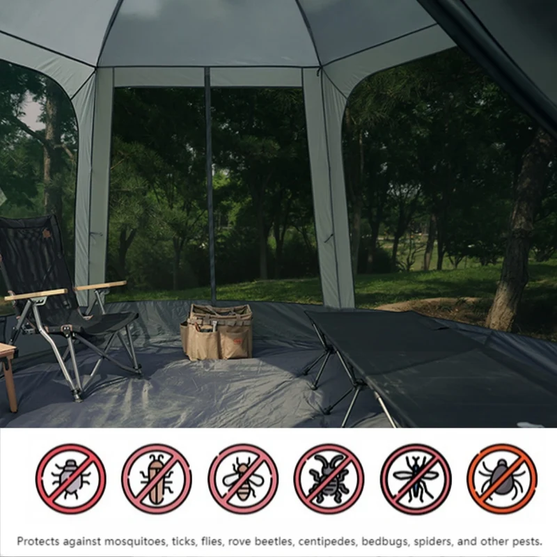 KingCamp CAIRO 6-Sided Screen Gauze Tent For 4-6 Person