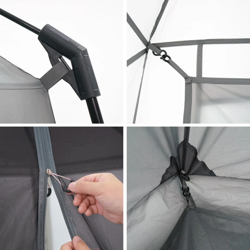 KingCamp CAIRO 6-Sided Screen Gauze Tent For 4-6 Person