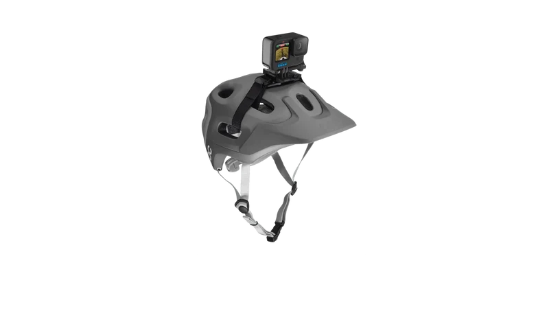 Gurthalterung für belüftete Helme