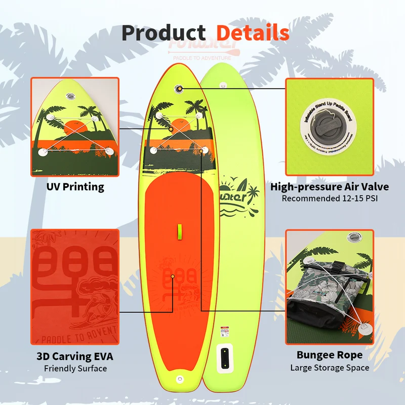 FunWater Inflatable Stand Up Paddle Board Surfboard 335cm