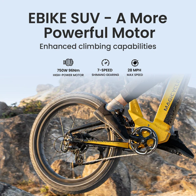Magicycle Deer Full Suspension Ebike SUV - Touring Version