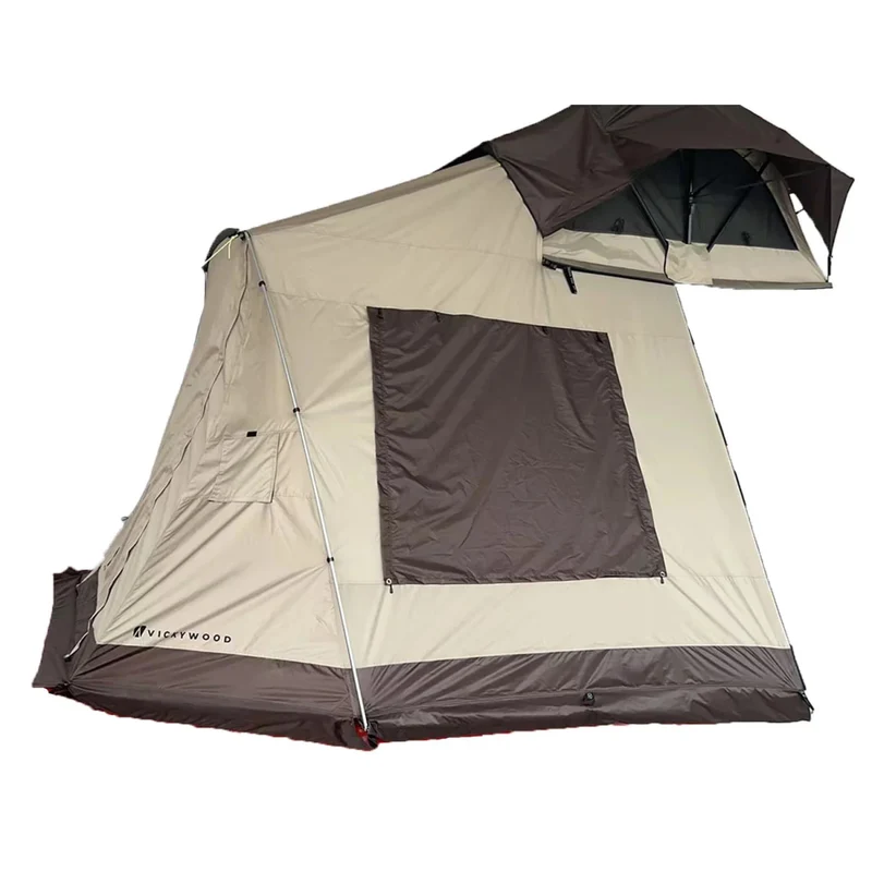 Vorzelt zu Vickywood Dachzelt LITTLE BAMBOO 125 Gen 2.0 coffee
