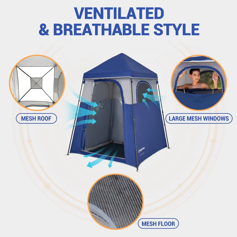 KingCamp MARASUSA Q Portable Instant Pop Up 1-Room Privacy Tent