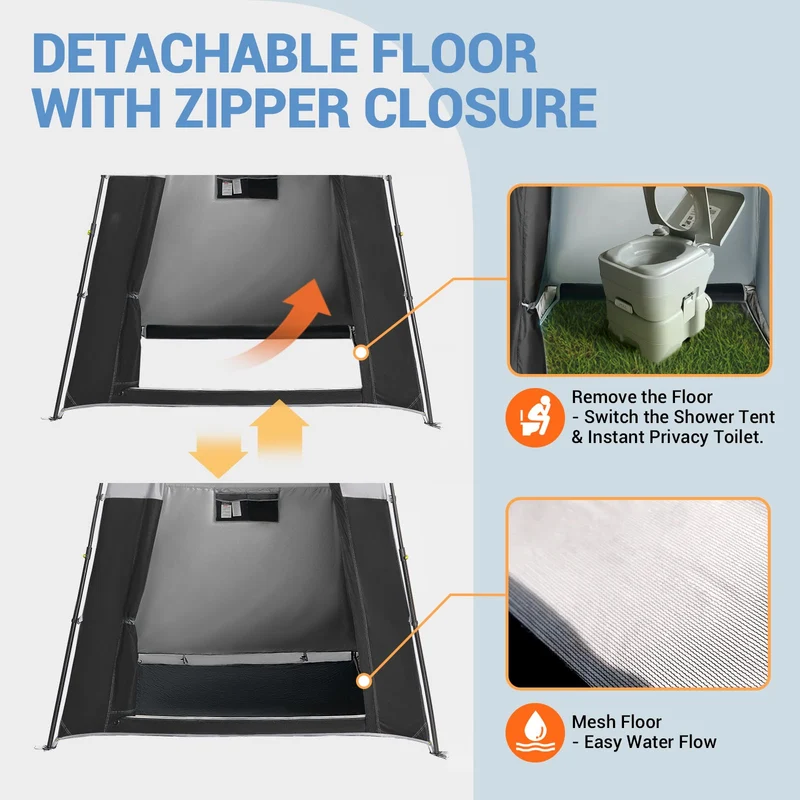 KingCamp MARASUSA Q Portable Instant Pop Up 1-Room Privacy Tent