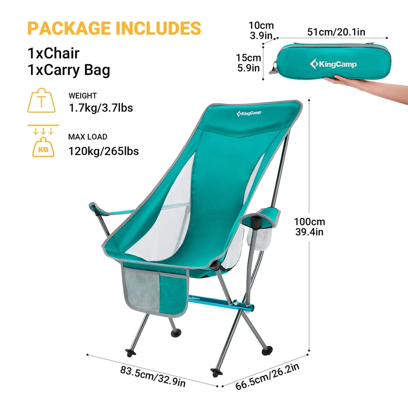 KingCamp CAMELLIA Ultralight Camping Chair