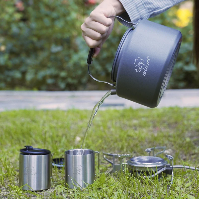 BUNLIN 2.2L Camping Kettle Set