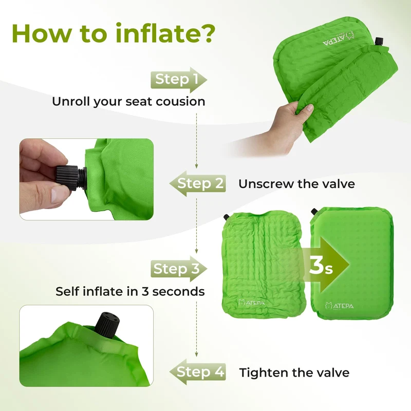 ATEPA BUBBLE 5.0 Trail Seat Inflatable Seat Cushion
