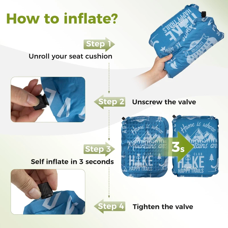 ATEPA BUBBLE 5.0 Trail Seat Inflatable Seat Cushion