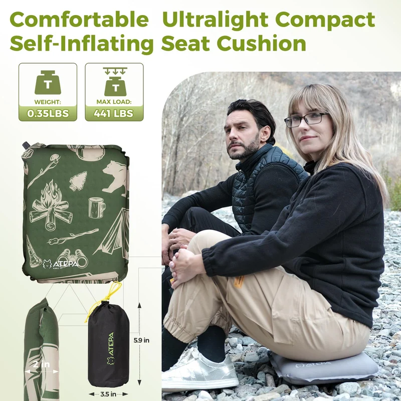 ATEPA BUBBLE 5.0 Trail Seat Inflatable Seat Cushion