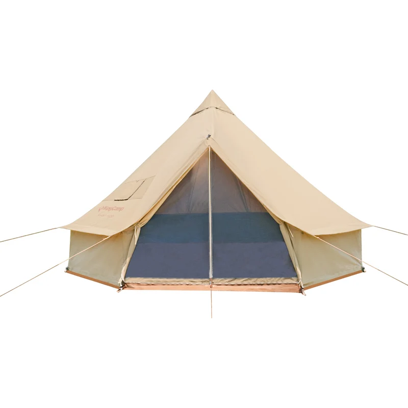 KingCamp KHAN 6-8 Person Camping Hot Tent – 4-Season Glamping Tent with Stove Jack