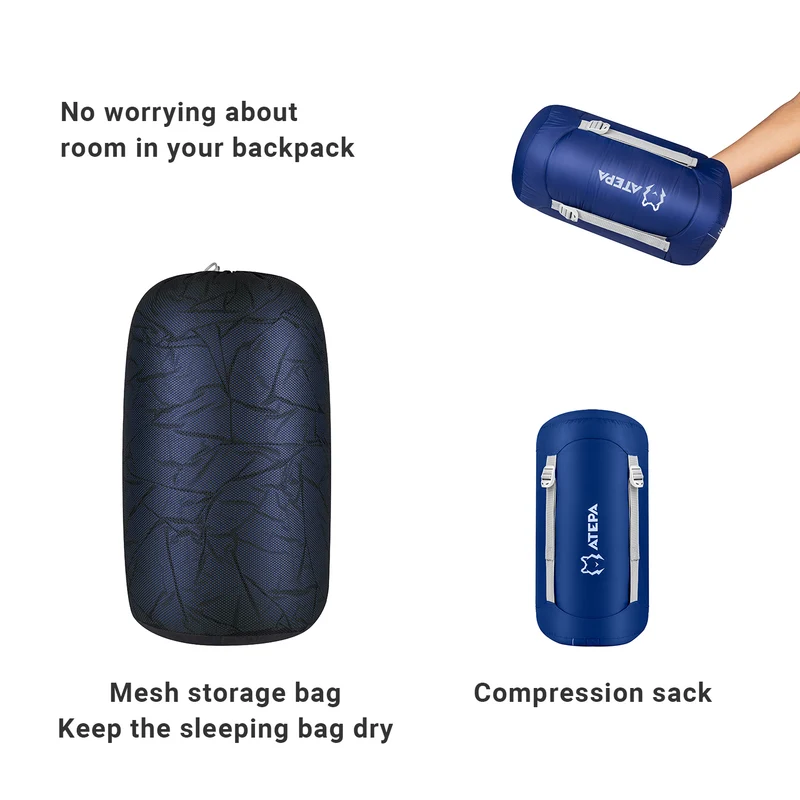 ATEPA DENALI 340L Down Sleeping Bag-Mummy