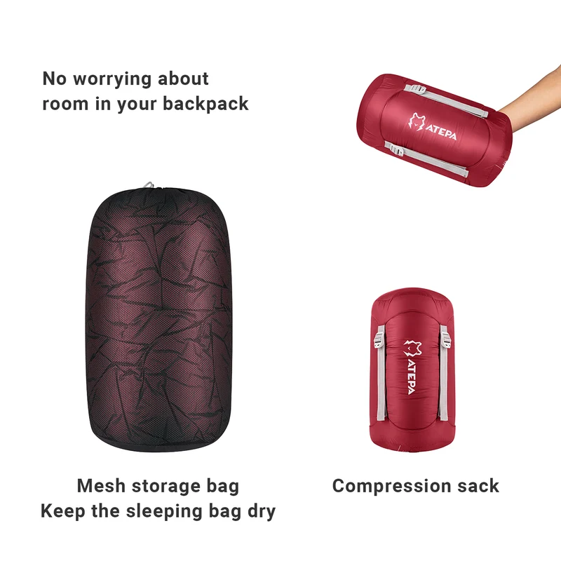 ATEPA DENALI 340L Down Sleeping Bag-Mummy