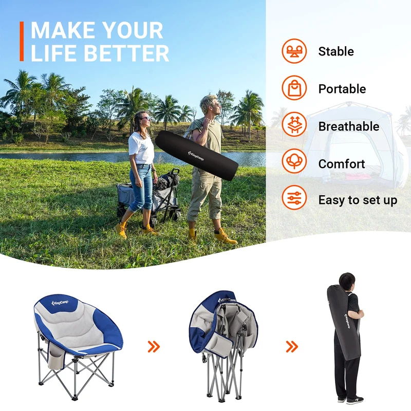 KingCamp Saucer Chair Camping Chair