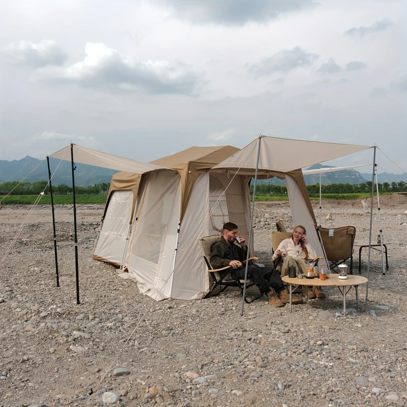 KingCamp MOUNTAIN IN T2 Instant Cabin Tent with Extended Porch